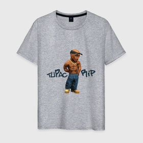 Мужская футболка хлопок с принтом Tupac Rip , 100% хлопок | прямой крой, круглый вырез горловины, длина до линии бедер, слегка спущенное плечо. | 2pac | california | hiphop | music | rap | rip | shakur | thuglife | tupac | калифорния | музыка | рэп | рэпер | тупак | хипхоп | шакур