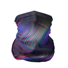 Бандана-труба 3D с принтом WAVES ILLUSION в Екатеринбурге, 100% полиэстер, ткань с особыми свойствами — Activecool | плотность 150‒180 г/м2; хорошо тянется, но сохраняет форму | Тематика изображения на принте: 3д | волна | волны | геометрия | градиент | иллюзия | программист | разноцветные волны | рисунок | схемы | текстура | узор