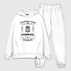 Мужской костюм хлопок OVERSIZE с принтом Liverpool: Football Club Number 1 Legendary в Курске,  |  | club | football | liverpool | logo | клуб | ливерпуль | лого | мяч | символ | спорт | футбол | футболист | футболисты | футбольный