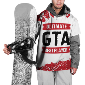 Накидка на куртку 3D с принтом GTA: красные таблички Best Player и Ultimate в Новосибирске, 100% полиэстер |  | auto | grand | gta | logo | paint | theft | ultimate | брызги | гта | игра | игры | краска | лого | логотип | символ