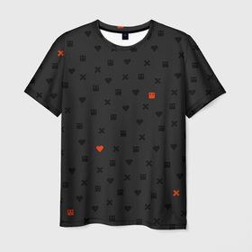 Мужская футболка 3D с принтом Love Death and Robots (black pattern) в Екатеринбурге, 100% полиэфир | прямой крой, круглый вырез горловины, длина до линии бедер | love death and robots | анимация | кино | мультфильмы | паттерн | сериалы
