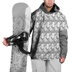 Накидка на куртку 3D с принтом Art deco white background в Новосибирске, 100% полиэстер |  | art deco | geometric pattern | white | арт деко | геометрические фигуры | геометрический узор | современный узор