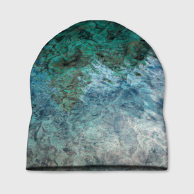 Шапка 3D с принтом Морской берег в Кировске, 100% полиэстер | универсальный размер, печать по всей поверхности изделия | берег | вода | лазурный | море | морской берег | морской бриз | океан