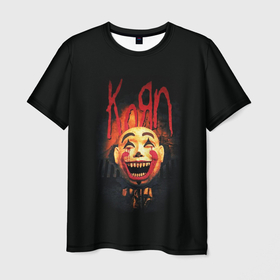 Мужская футболка 3D с принтом KoЯn (Korn) обложка , 100% полиэфир | прямой крой, круглый вырез горловины, длина до линии бедер | korn | koяn | metal | группа | корн | коян | метал | ню метал | рок