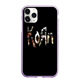 Чехол для iPhone 11 Pro матовый с принтом KoЯn (Korn) лого , Силикон |  | korn | koяn | metal | группа | корн | коян | метал | ню метал | рок