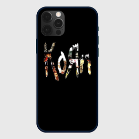 Чехол для iPhone 12 Pro с принтом KoЯn (Korn) лого , силикон | область печати: задняя сторона чехла, без боковых панелей | korn | koяn | metal | группа | корн | коян | метал | ню метал | рок