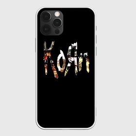 Чехол для iPhone 12 Pro Max с принтом KoЯn (Korn) лого в Кировске, Силикон |  | korn | koяn | metal | группа | корн | коян | метал | ню метал | рок
