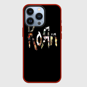 Чехол для iPhone 13 Pro с принтом KoЯn (Korn) лого в Санкт-Петербурге,  |  | Тематика изображения на принте: korn | koяn | metal | группа | корн | коян | метал | ню метал | рок