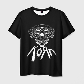 Мужская футболка 3D с принтом KoЯn (Korn) клоун , 100% полиэфир | прямой крой, круглый вырез горловины, длина до линии бедер | korn | koяn | metal | группа | корн | коян | метал | ню метал | рок