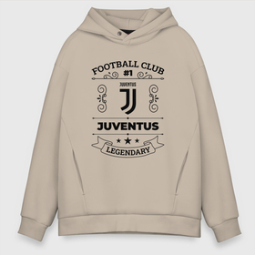 Мужское худи Oversize хлопок с принтом Juventus: Football Club Number 1 Legendary в Курске, френч-терри — 70% хлопок, 30% полиэстер. Мягкий теплый начес внутри —100% хлопок | боковые карманы, эластичные манжеты и нижняя кромка, капюшон на магнитной кнопке | Тематика изображения на принте: club | football | juventus | logo | клуб | лого | мяч | символ | спорт | футбол | футболист | футболисты | футбольный | ювентус