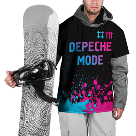 Накидка на куртку 3D с принтом Depeche Mode Neon Gradient в Новосибирске, 100% полиэстер |  | Тематика изображения на принте: band | depeche | depeche mode | metal | mode | paint | rock | брызги | градиент | группа | депеш | краска | метал | мод | неон | рок | хард
