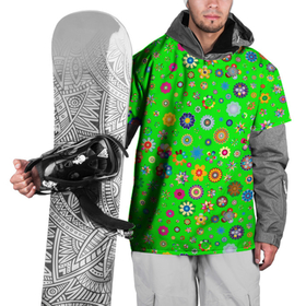 Накидка на куртку 3D с принтом TEXTURE OF MULTICOLORED FLOWERS в Санкт-Петербурге, 100% полиэстер |  | Тематика изображения на принте: зеленый | коричневый | красный | розовый | синий | текстура | цветные