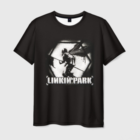 Мужская футболка 3D с принтом Linkin Park рисунок баллончиком в Кировске, 100% полиэфир | прямой крой, круглый вырез горловины, длина до линии бедер | linkin park | альтернативный рок | линкин парк | лого | логотип | метал | ню метал | поп | поп рок | рок | рок группа | рэп метал | электроник рок