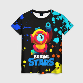 Женская футболка 3D с принтом Отис Otis Brawl Stars , 100% полиэфир ( синтетическое хлопкоподобное полотно) | прямой крой, круглый вырез горловины, длина до линии бедер | brawl stars | faraotis | otis | otis brawl stars | бравл старс | отис | отис бравл старс | фараотис