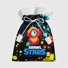 Подарочный 3D мешок с принтом Отис Otis Brawl Stars в Белгороде, 100% полиэстер | Размер: 29*39 см | Тематика изображения на принте: brawl stars | faraotis | otis | otis brawl stars | бравл старс | отис | отис бравл старс | фараотис