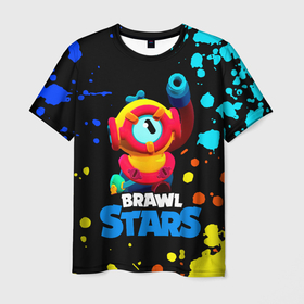 Мужская футболка 3D с принтом Отис Otis Brawl Stars , 100% полиэфир | прямой крой, круглый вырез горловины, длина до линии бедер | brawl stars | faraotis | otis | otis brawl stars | бравл старс | отис | отис бравл старс | фараотис