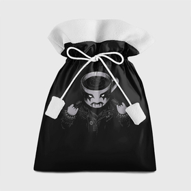 Подарочный 3D мешок с принтом Black Metal Coffee в Кировске, 100% полиэстер | Размер: 29*39 см | black | coffee | cup | heavy | makeup | metal | грим | кожанка | косуха | кофе | металл | металлический | тяжелый | чашка | черный