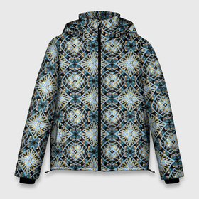 Мужская зимняя куртка 3D с принтом Калейдоскоп   Geometry в Белгороде, верх — 100% полиэстер; подкладка — 100% полиэстер; утеплитель — 100% полиэстер | длина ниже бедра, свободный силуэт Оверсайз. Есть воротник-стойка, отстегивающийся капюшон и ветрозащитная планка. 

Боковые карманы с листочкой на кнопках и внутренний карман на молнии. | Тематика изображения на принте: абстракция | бутоны | геометрия | паттерн | узор | узоры | цветы