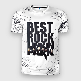 Мужская футболка 3D Slim с принтом Linkin Park BEST ROCK в Белгороде, 100% полиэстер с улучшенными характеристиками | приталенный силуэт, круглая горловина, широкие плечи, сужается к линии бедра | linkin park | альтернативный рок | линкин парк | лого | логотип | метал | ню метал | поп | поп рок | рок | рок группа | рэп метал | электроник рок