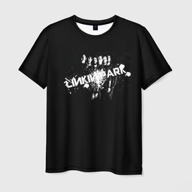 Мужская футболка 3D с принтом Группа Linkin Park | Линкин Парк в Курске, 100% полиэфир | прямой крой, круглый вырез горловины, длина до линии бедер | linkin park | альтернативный рок | линкин парк | лого | логотип | метал | ню метал | поп | поп рок | рок | рок группа | рэп метал | электроник рок