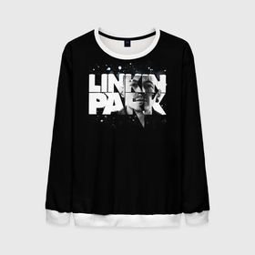 Мужской свитшот 3D с принтом Linkin Park логотип с фото в Санкт-Петербурге, 100% полиэстер с мягким внутренним слоем | круглый вырез горловины, мягкая резинка на манжетах и поясе, свободная посадка по фигуре | linkin park | альтернативный рок | линкин парк | лого | логотип | метал | ню метал | поп | поп рок | рок | рок группа | рэп метал | электроник рок