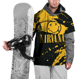 Накидка на куртку 3D с принтом NIRVANA логотип и краска в Белгороде, 100% полиэстер |  | Тематика изображения на принте: nirvana | группа | курт кобейн | музыка | нирвана | рок | рок группа