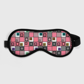 Маска для сна 3D с принтом Розовый геометрический узор Geometric shapes в Екатеринбурге, внешний слой — 100% полиэфир, внутренний слой — 100% хлопок, между ними — поролон |  | geometric pattern | geometric shapes | pink | геометрические фигуры | геометрический узор | розовый
