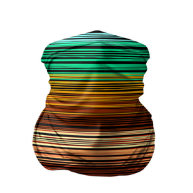Бандана-труба 3D с принтом Multicolored thin stripes Разноцветные полосы в Тюмени, 100% полиэстер, ткань с особыми свойствами — Activecool | плотность 150‒180 г/м2; хорошо тянется, но сохраняет форму | Тематика изображения на принте: multicolored | striped pattern | thin stripes | линии | полосатый узор | разноцветные полосы | разноцветный