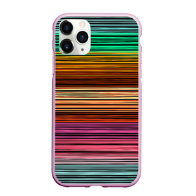 Чехол для iPhone 11 Pro Max матовый с принтом Multicolored thin stripes Разноцветные полосы в Белгороде, Силикон |  | multicolored | striped pattern | thin stripes | линии | полосатый узор | разноцветные полосы | разноцветный