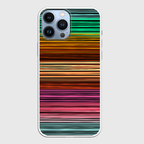 Чехол для iPhone 13 Pro Max с принтом Multicolored thin stripes Разноцветные полосы в Курске,  |  | multicolored | striped pattern | thin stripes | линии | полосатый узор | разноцветные полосы | разноцветный