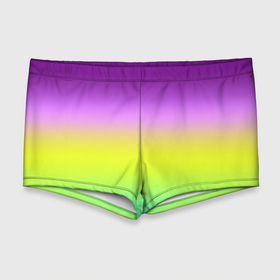 Мужские купальные плавки 3D с принтом Multicolored Ombre gradient в Санкт-Петербурге, Полиэстер 85%, Спандекс 15% |  | blurred stripes | gradient | multicolored | бирюзовый | градиент | желтый | современный | фиолетовый