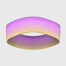 Повязка на голову 3D с принтом Multicolored Ombre gradient в Екатеринбурге,  |  | blurred stripes | gradient | multicolored | бирюзовый | градиент | желтый | современный | фиолетовый