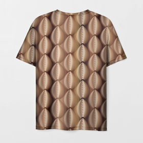 Мужская футболка 3D с принтом Объемные спиральные фигуры в Кировске, 100% полиэфир | прямой крой, круглый вырез горловины, длина до линии бедер | абстракция | бутоны | геометрия | узор | узоры | цветы