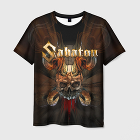 Мужская футболка 3D с принтом SABATON | САБАТОН | SKULL в Екатеринбурге, 100% полиэфир | прямой крой, круглый вырез горловины, длина до линии бедер | Тематика изображения на принте: sabaton | даниель муллбак | йоаким броден | крис рёланд | оскар монтелиус | пэр сундстрём | рикард сунден | сабатон | тоббе энглунд | томми юханссон | ханнес ван дал