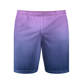Мужские шорты спортивные с принтом PINK BLUE GRADIENT | ГРАДИЕНТ в Кировске,  |  | Тематика изображения на принте: базовая | базовый | без дизайна | без лишнего | голубого | градиент | градиенты | малиновый | на каждый день | на лето | розово синий | розового | розовый | синего | синий | фиолетового | фиолетовый