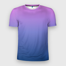 Мужская футболка 3D Slim с принтом PINK BLUE GRADIENT | ГРАДИЕНТ , 100% полиэстер с улучшенными характеристиками | приталенный силуэт, круглая горловина, широкие плечи, сужается к линии бедра | базовая | базовый | без дизайна | без лишнего | голубого | градиент | градиенты | малиновый | на каждый день | на лето | розово синий | розового | розовый | синего | синий | фиолетового | фиолетовый