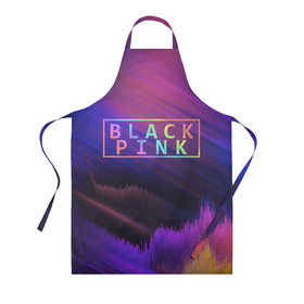 Фартук 3D с принтом BLACKPINK | COLORS в Екатеринбурге, 100% полиэстер | общий размер — 65 х 85 см, ширина нагрудника — 26 см, горловина — 53 см, длина завязок — 54 см, общий обхват в поясе — 173 см. Принт на завязках и на горловине наносится с двух сторон, на основной части фартука — только с внешней стороны | black  pink | black pink | blackpink | jennie | jisoo | k pop | lalisa | группа | к поп | корейская группа | розовый | черный