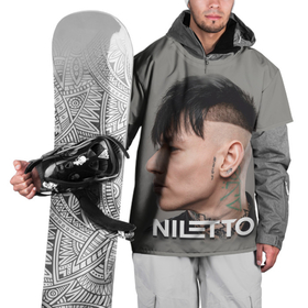 Накидка на куртку 3D с принтом NILETTO  в профиль в Курске, 100% полиэстер |  | niletto | данил прытков | музыка | нилетто | певец | поп