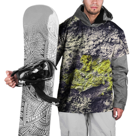 Накидка на куртку 3D с принтом Каменная Стена С Мхом в Тюмени, 100% полиэстер |  | moss | nature | rock | stone | wall | камень | мох | природа | скала | стена