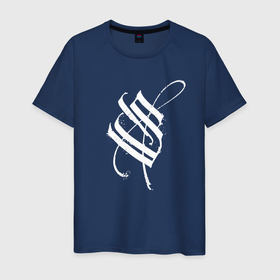 Мужская футболка хлопок с принтом Stigmata эмблема в Санкт-Петербурге, 100% хлопок | прямой крой, круглый вырез горловины, длина до линии бедер, слегка спущенное плечо. | stigmata | артём лоцких | группа | музыка | песни | рок | рок группа | стигмата | стигматы