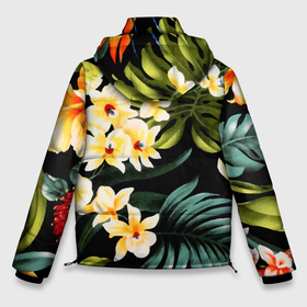 Мужская зимняя куртка 3D с принтом Vanguard floral composition   Summer в Тюмени, верх — 100% полиэстер; подкладка — 100% полиэстер; утеплитель — 100% полиэстер | длина ниже бедра, свободный силуэт Оверсайз. Есть воротник-стойка, отстегивающийся капюшон и ветрозащитная планка. 

Боковые карманы с листочкой на кнопках и внутренний карман на молнии. | composition | fashion | flowers | summer | vanguard | авангард | композиция | лето | мода | цветы