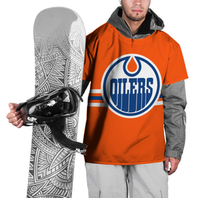 Накидка на куртку 3D с принтом Эдмонтон Ойлерз Форма , 100% полиэстер |  | edmonton oilers | nhl | нхл | хоккей | эдмонтон ойлерз