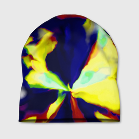 Шапка 3D с принтом Разноцветный вспышка в Санкт-Петербурге, 100% полиэстер | универсальный размер, печать по всей поверхности изделия | абстракция | путешествие | разноцветная вспышка | разноцветное пятно | разноцветный взрыв