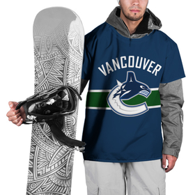 Накидка на куртку 3D с принтом Ванкувер Кэнакс Форма , 100% полиэстер |  | Тематика изображения на принте: nhl | vancouver canucks | ванкувер кэнакс | нхл | хоккей
