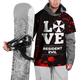 Накидка на куртку 3D с принтом Resident Evil Love Классика в Тюмени, 100% полиэстер |  | 