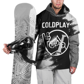 Накидка на куртку 3D с принтом Coldplay | КОТ | Краска , 100% полиэстер |  | band | coldplay | metal | rock | группа | колдплей | кот | краска | рок