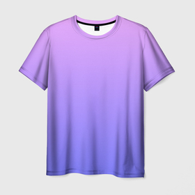 Мужская футболка 3D с принтом PINK PURPLE GRADIENT | ГРАДИЕНТ РОЗОВО ФИОЛЕТОВЫЙ , 100% полиэфир | прямой крой, круглый вырез горловины, длина до линии бедер | базовая | базовый | без дизайна | без лишнего | голубого | градиент | градиенты | малиновый | на каждый день | на лето | розово фиолетовый | розового | розовый | синего | синий | фиолетового