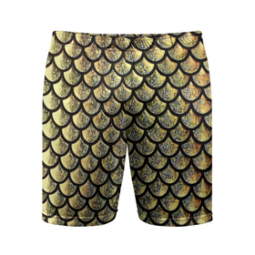 Мужские шорты спортивные с принтом чешуя золотая в Тюмени,  |  | блеск | дизайн | змеи | золотая чешуя