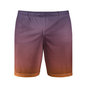 Мужские шорты спортивные с принтом Sunset Gradient ,  |  | градиент | закат | минимализм | переливы | переходы