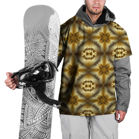 Накидка на куртку 3D с принтом Калейдоскоп GOLD золотые 3D текстуры в Тюмени, 100% полиэстер |  | абстракция | бутоны | геометрия | узор | узоры | цветы